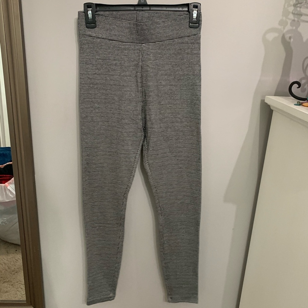 High waisted checkered leggings